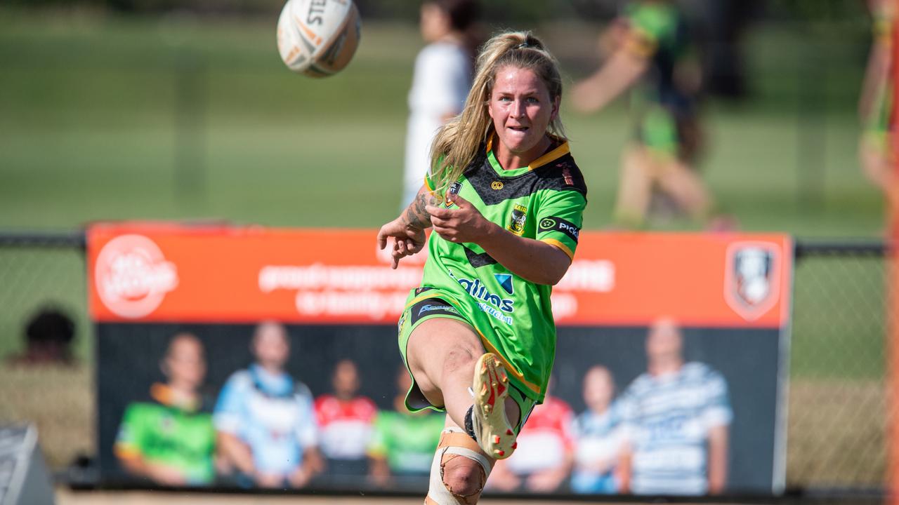 Victoria Alley as the Palmerston Raiders take on the Darwin Brothers in the NRL NT semi final. Picture: Pema Tamang Pakhrin