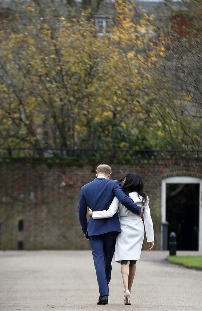 Harry and Meghan are out. Picture: AP/Alastair Grant