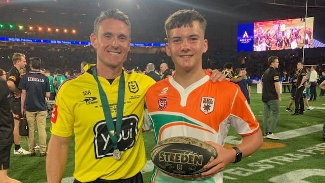 Logan teen Harrison Western has been selected to be a touch judge at this weekend’s Kokomo 9s competition being played in Logan. Picture: Contributed