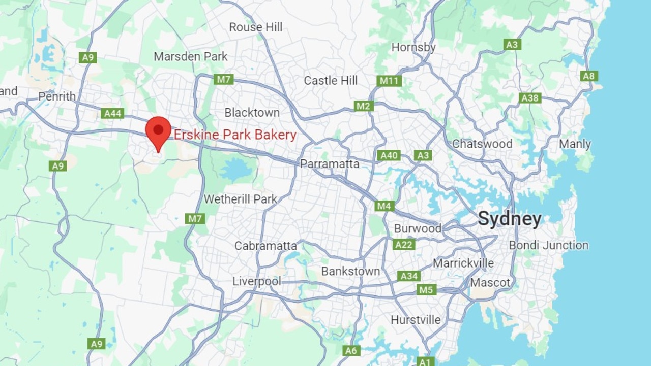 Erskine Park is about 42km west of Sydney’s CBD.