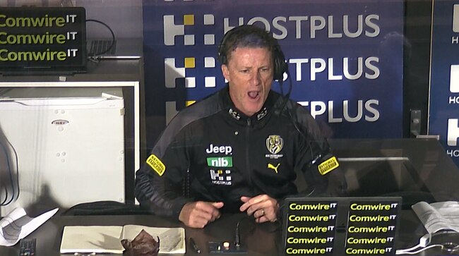 Richmond Tigers coach Damien Hardwick.