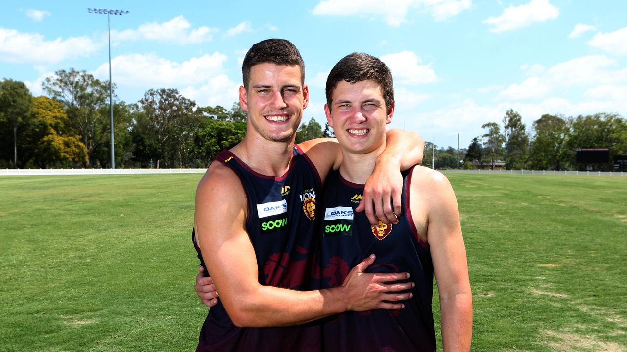 AFL draft, Thomas Berry reuinted with brother Jarrod Berry at Brisbane ...