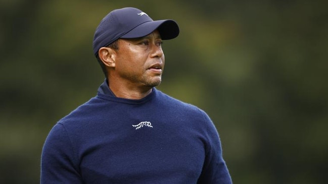 The five-time Masters champion Tiger Woods reportedly played Augusta National last weekend with pal Justin Thomas and Augusta National chairman Fred Ridley. Picture: Getty Images