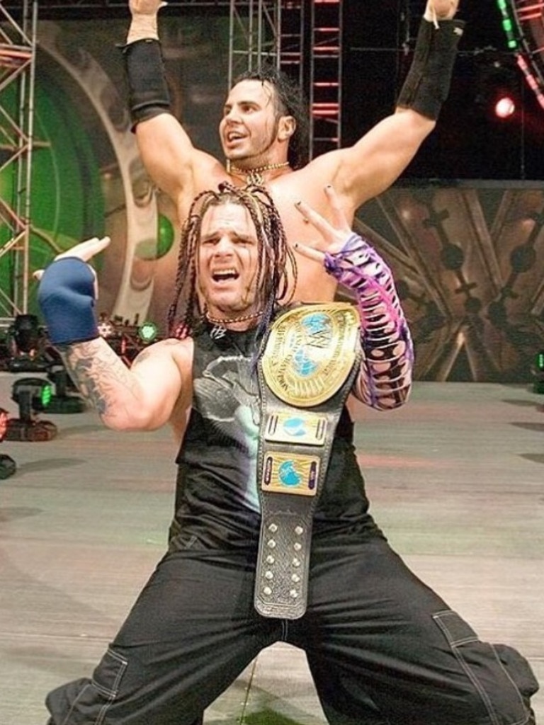 Jeff Hardy in his WWE prime. Photo: Instagram, @jeffhardyworld