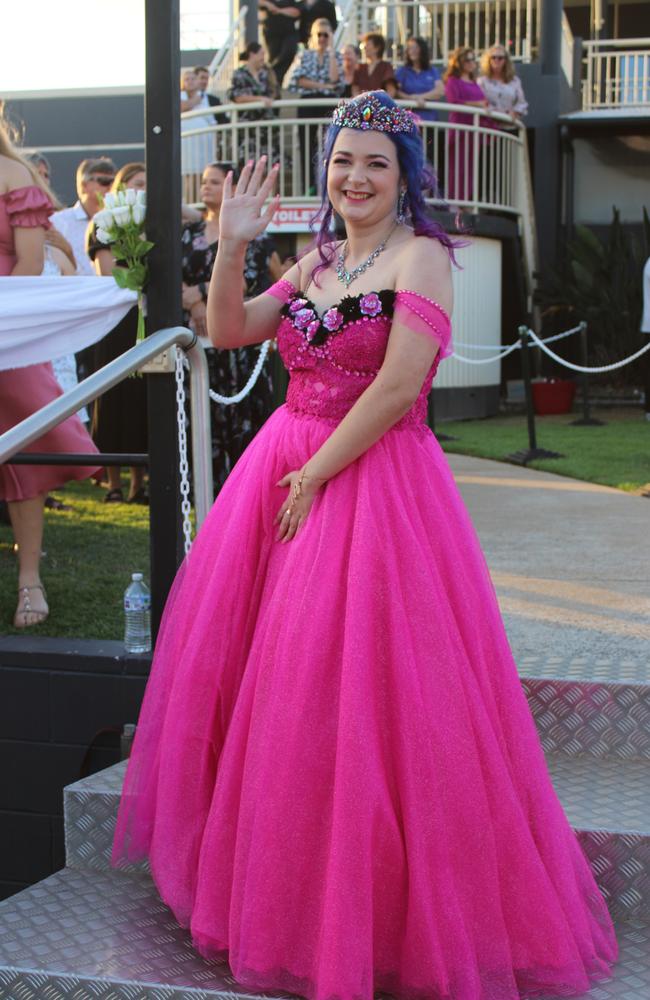 Tahlea Roll at the 2023 Bundaberg North State High School Prom.