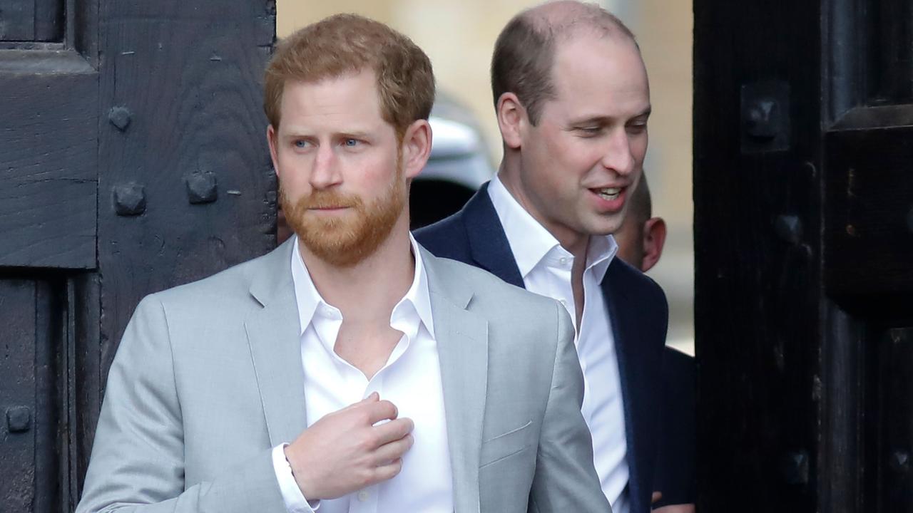 Pre-the historic eruption of Megxit, William and Harry were generally reported to be very close. Picture: Tolga Akmen / AFP