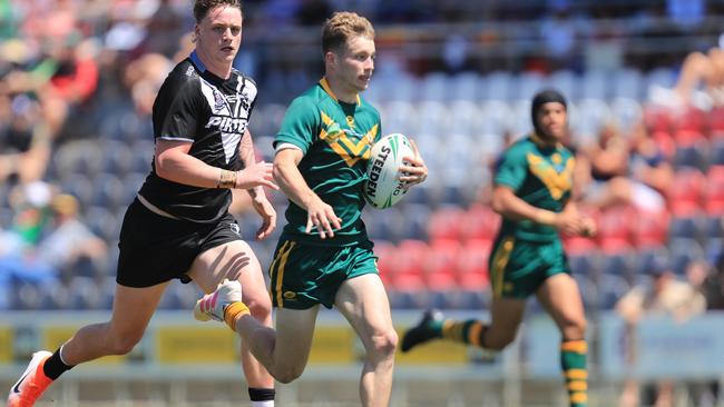 Sam Walker was on fire for the Australian Schoolboys. Picture: QRL Media