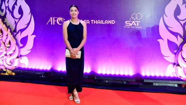 Sam Kerr at the AFC Awards night in Bangkok.