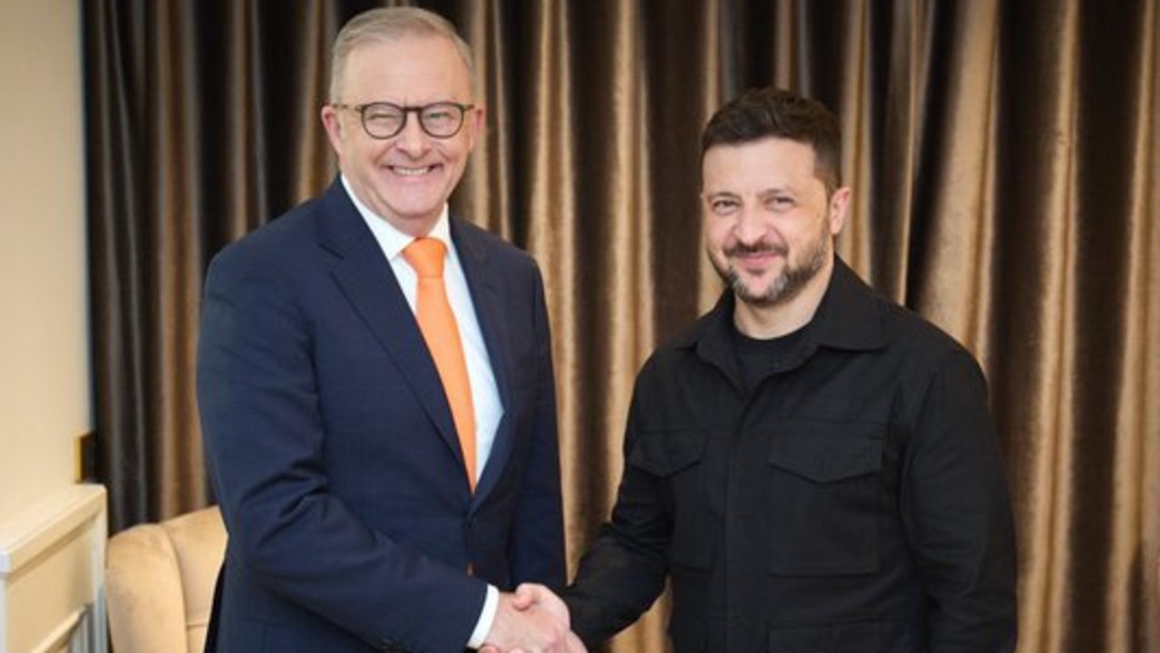 ‘Tanks on the way’: Albanese’s pledge to Ukraine’s Zelensky