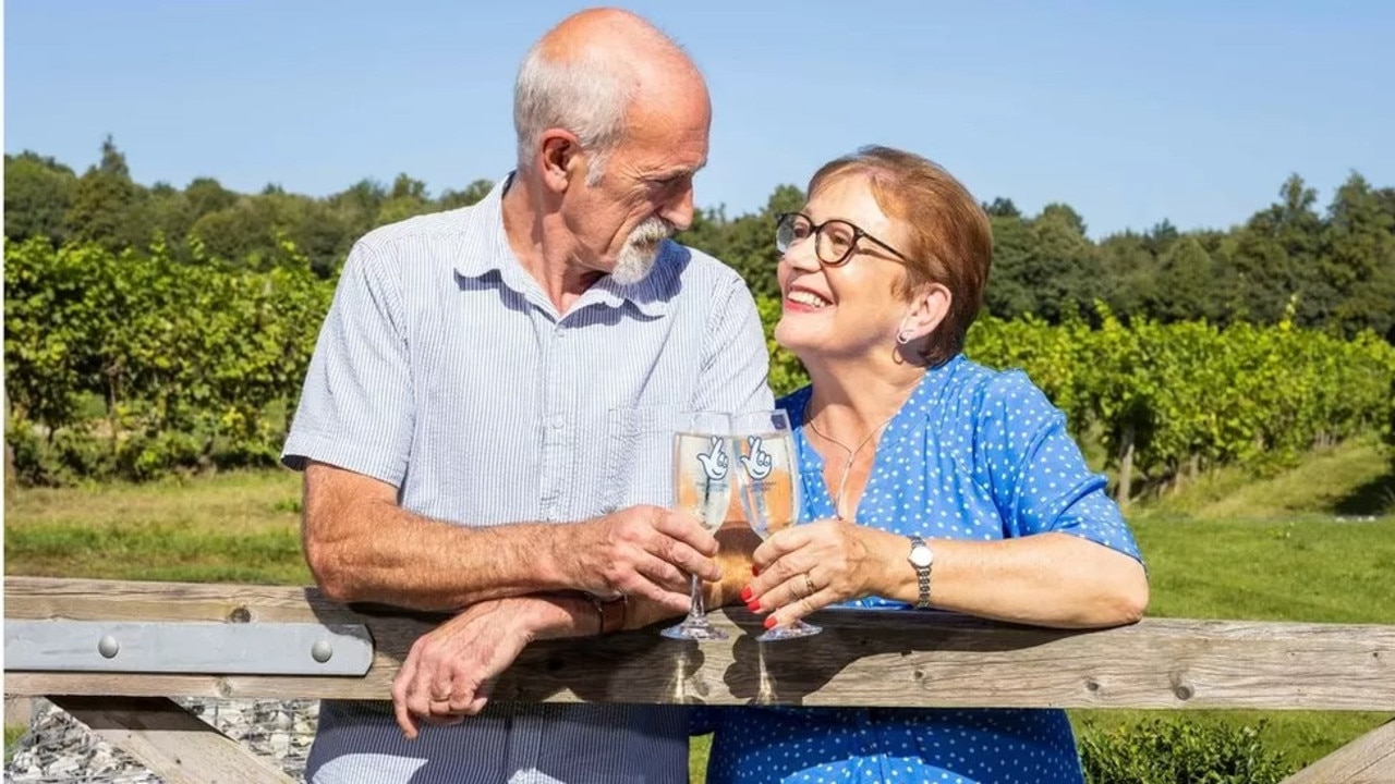 Doris Stanbridge and her husband, Keith. Picture: National Lottery.