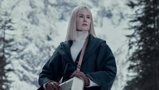Nicole Kidman returns as mysterious wellness guru Masha. Picture: Disney/Reiner Bajo