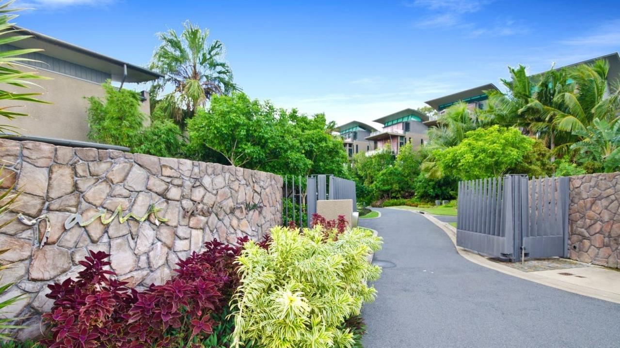 The Yacht Club Villa complex is exclusive and gated and located at the end of Front Street on Hamilton Island. Picture: Contributed