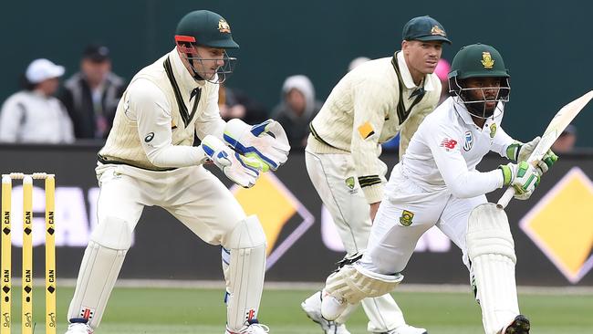 More Test cricket could be coming to Blundstone Arena now that Perth has officially been stripped of the fifth Ashes Test. Picture: AFP