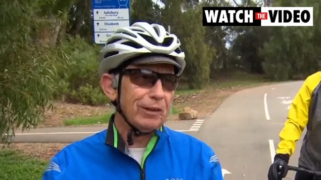 Stobie pole placed in bikepath (7News)