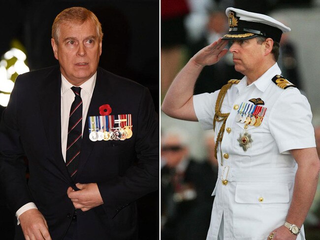 Prince Andrew has been described as a "joke" and an "embarrassment" to the military, with some top brass wanting him to be "quietly faded out" of military roles. Pictures: