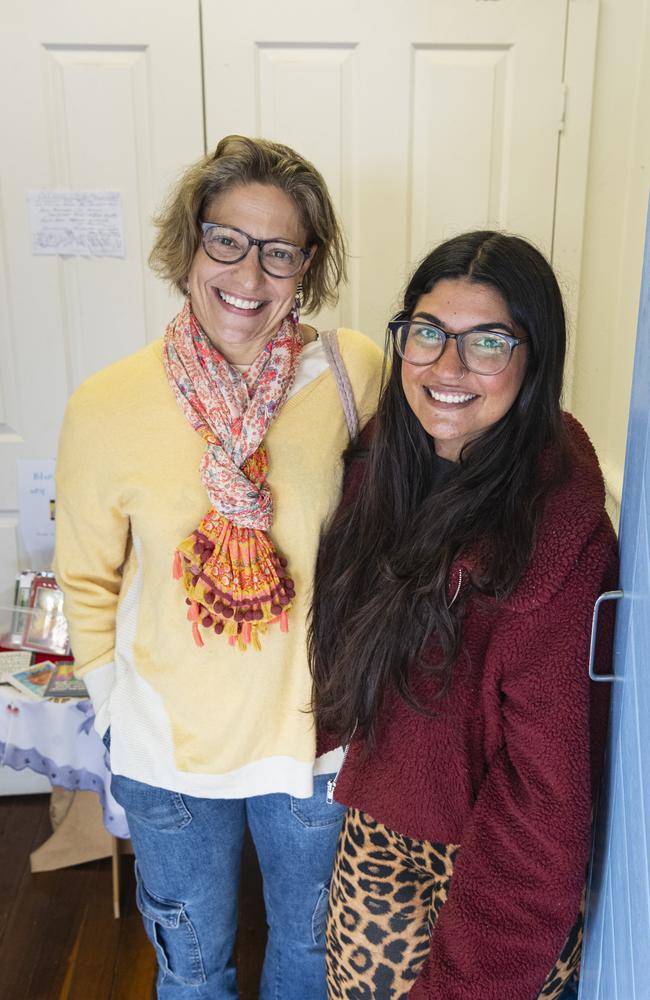 Christy (left) and Ashleigh at the Toowoomba Spiritual Fair, Saturday, May 25, 2024. Picture: Kevin Farmer