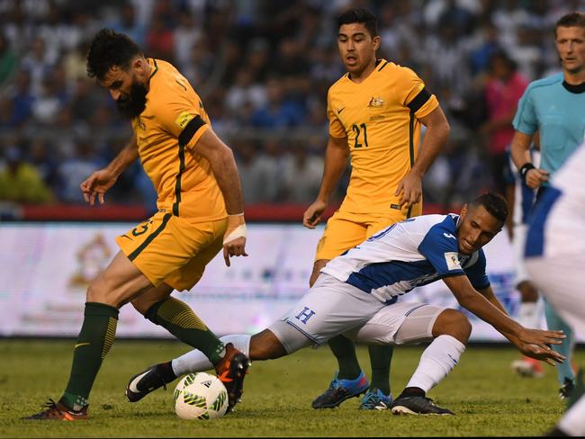 Mile Jedinak shrugged off fitness concerns to marshall the middle of the park.