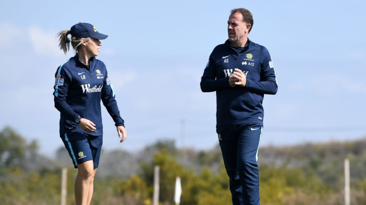 Leah Blayney (L) is one of a number of up and coming elite female coaches