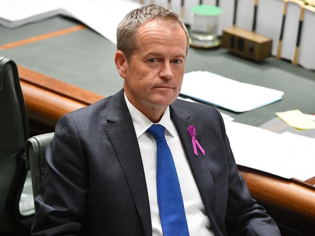 Leader of the Opposition Bill Shorten during Question Time in the House of Representatives at Parliament House in Canberra, Thursday, Feb. 16, 2017. (AAP Image/Mick Tsikas) NO ARCHIVING