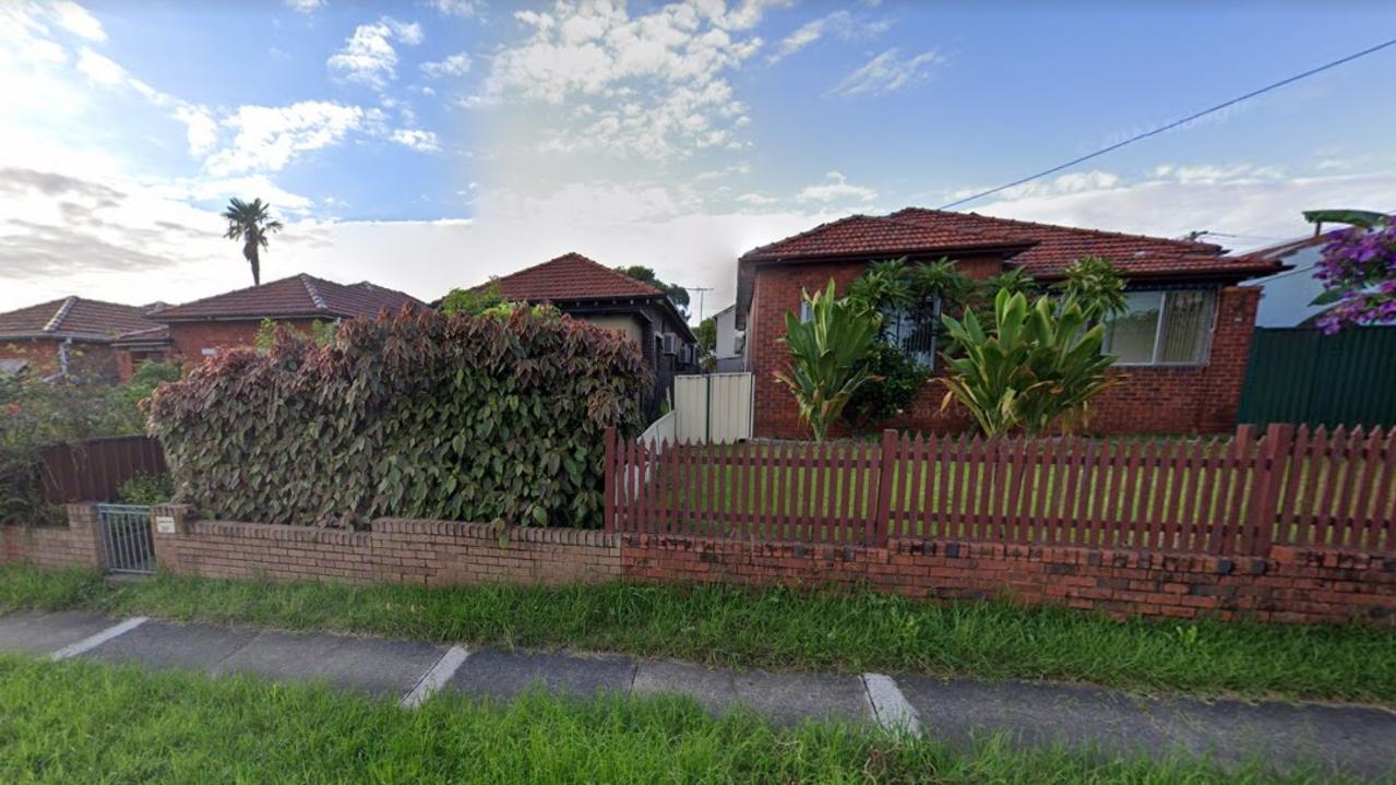 The house on Canterbury Rd in Belmore where Peter Vuong was allegedly held captive. Picture: Google Maps