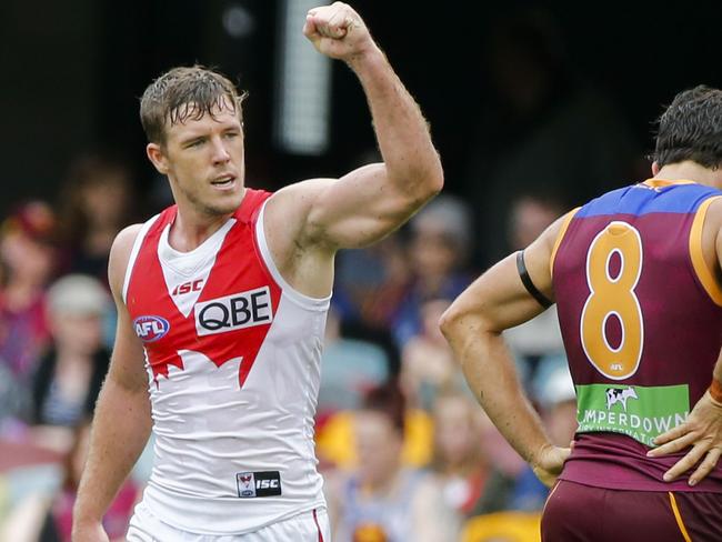 After a slow start Luke Parker was dominant against the Lions.