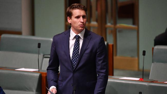 Government MP Andrew Hastie in Parliament House on Tuesday. Picture: AAP/Mick Tsikas