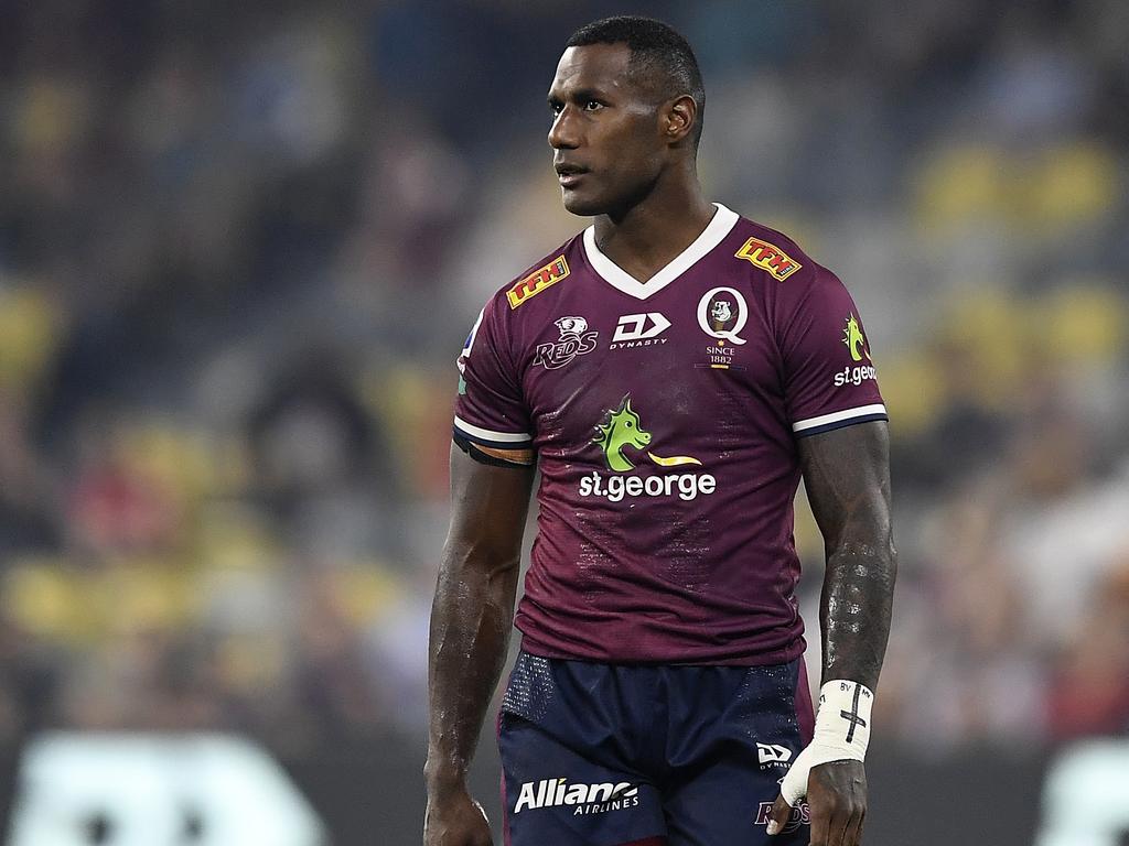 Suliasi Vunivalu looms as a key weapon for the Queensland Reds. Picture: Ian Hitchcock/Getty Images