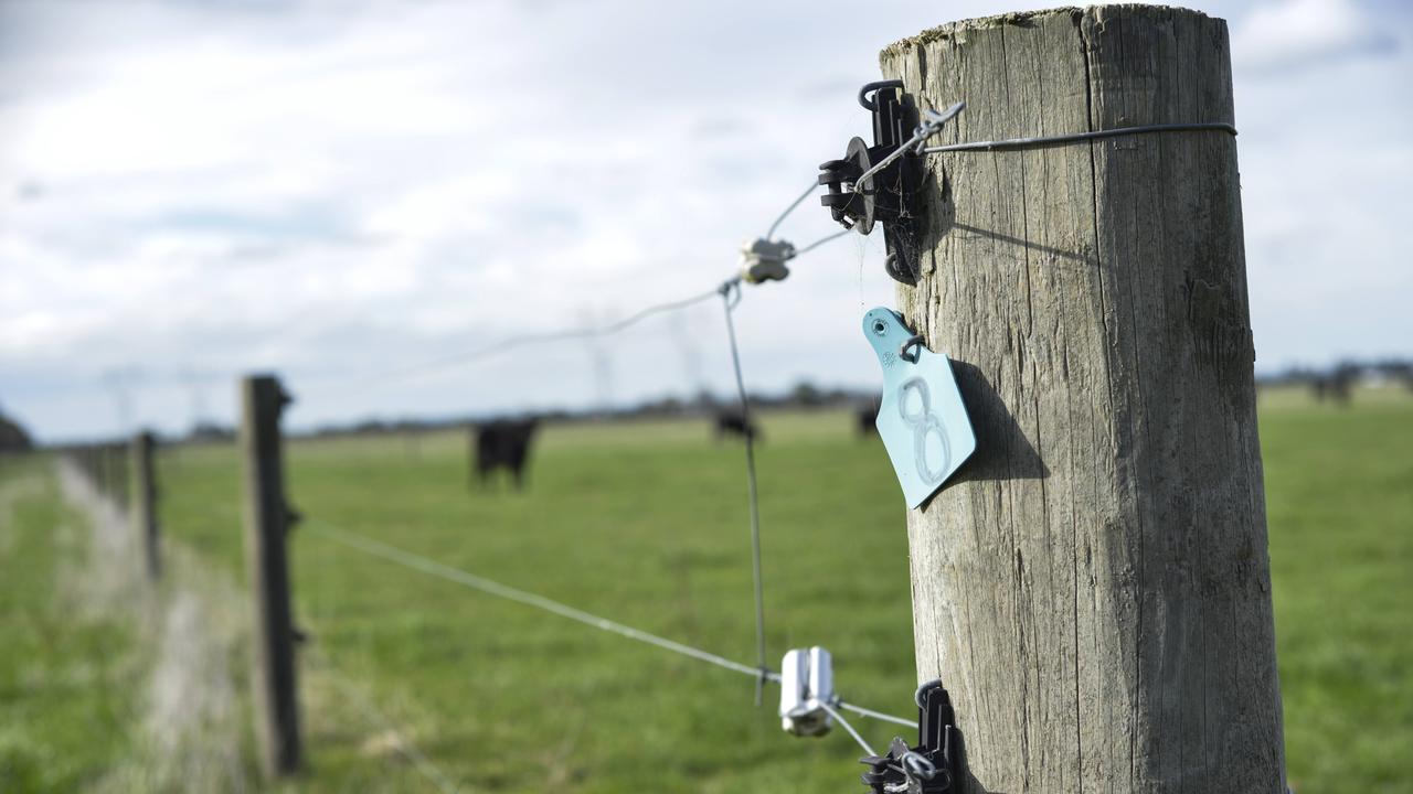 Gate of the Templeton's farm at Nar Nar Goon South. Photo: DANNIKA BONSER