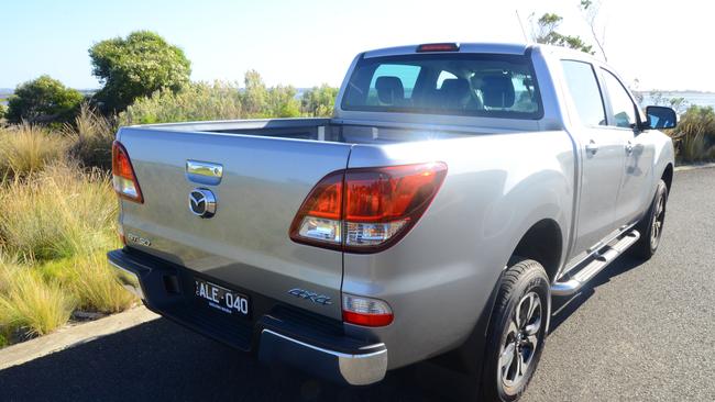 Mazda Utes are included as safer second hand cars. Picture: Cam Ward