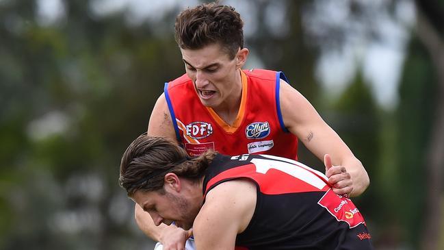 Former Maribyrnong Park player Rhys Mutch is going back to his junior club, Wentworth. Picture: Josie Hayden