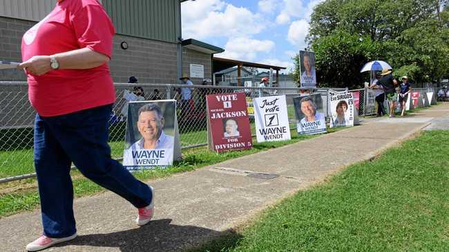 Ipswich East State School polling booth on election day.Photo: Rob Williams / The Queensland Times. Picture: Rob Williams