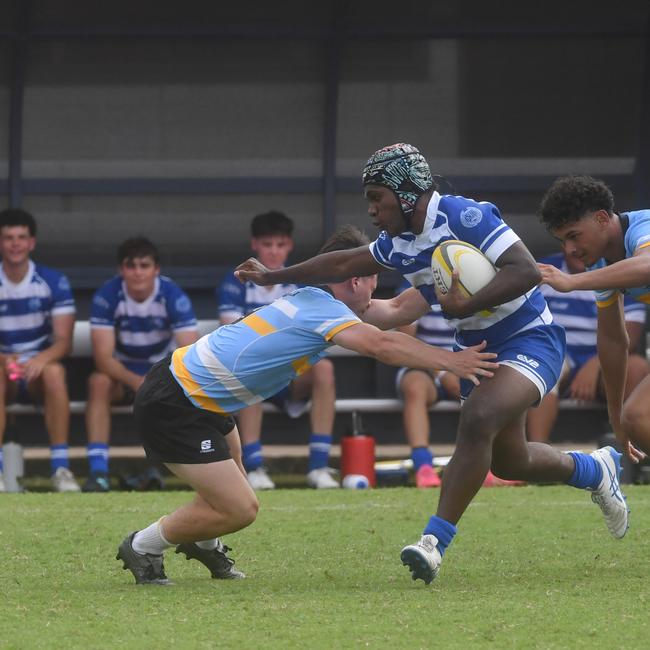 Troy Waike. QLD Rugby Union State Championships (17-18 years boys) at the Townsville Sports Precinct. Friday May 23. Northern against Peninsular. Picture: Evan Morgan