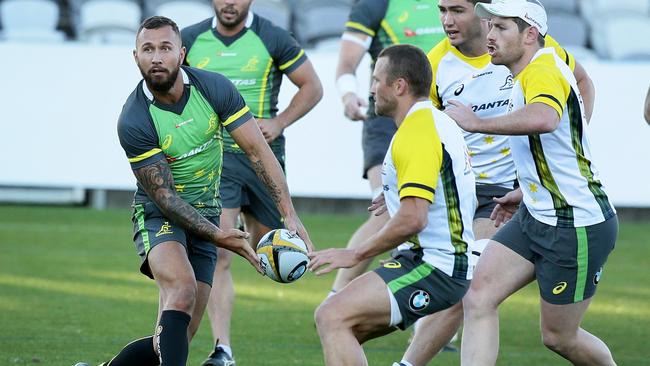 Quade Cooper is impressing Michael Cheika at training.