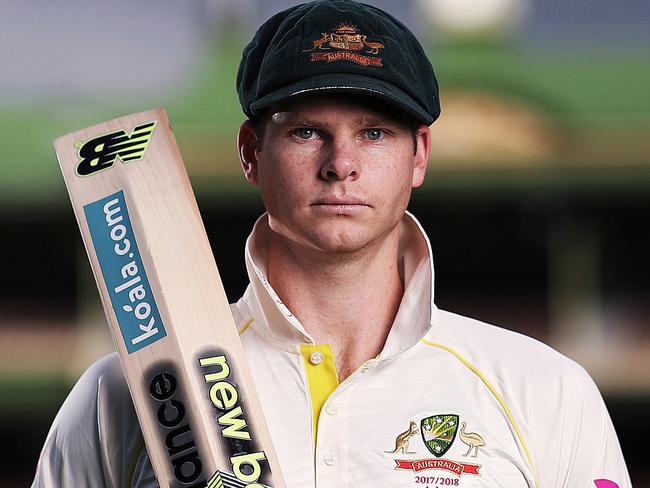 **NOT FOR INTERNET UNTIL MIDNIGHT ** Portrait of Australian captain Steve Smith ahead of the 5th Ashes Test of season 2017/18 at the SCG. Smith the leading run scorer in World cricket for 2017 is setting records with his batting and is now being regarded as the best since Bradman. 2/1/18 - Picture. Phil Hillyard