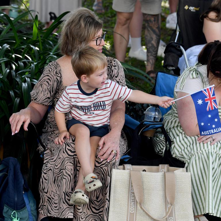 Anzac Day 2025. Strand parade in Townsville. Picture: Evan Morgan