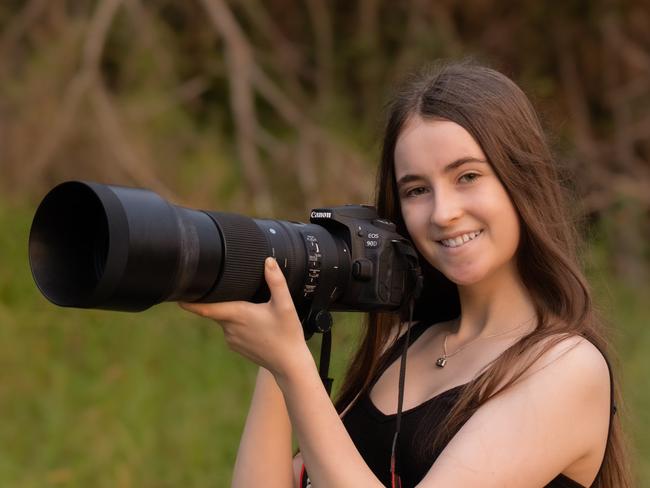 Aspiring photographer Bella Gray is finally thriving. Picture: Supplied