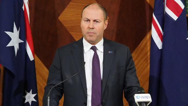 Treasurer Josh Frydenberg. Picture: AAP