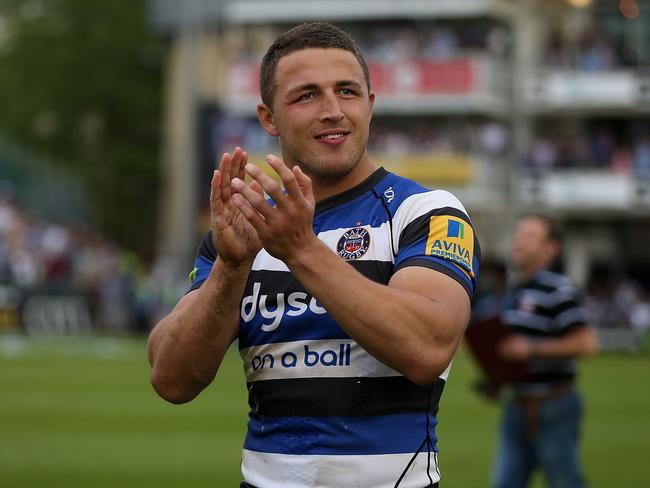 Sam Burgess has played the bulk of the season at flanker for Bath.