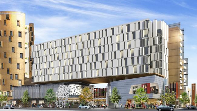 An artist impression of the proposed $200 million redevelopment of the old Le Cornu site on O’Connell St, North Adelaide. Picture: Makris Group