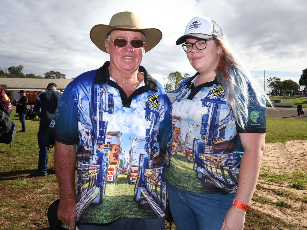 Lyle Eames and Eliza Eames. Meatstock Festival at the Toowoomba show grounds. April 2022