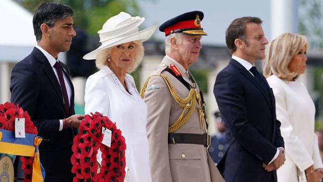 The King travelled to France for a D-Day ceremony on June 6. Picture: AFP