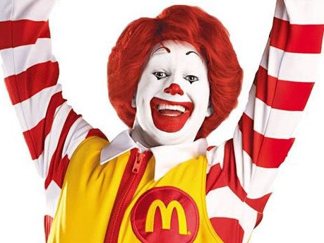 Fun and games: Ronald McDonald.