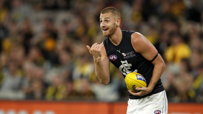 Liam Jones was among the player who was vaccine hesitant. Picture: Dylan Burns/AFL Photos via Getty Images