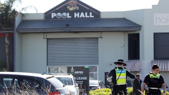 Shots were fired near a Ravenhall pool hall. Picture: David Crosling