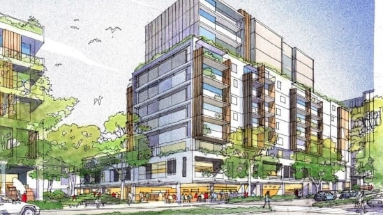 An artist’s impression of how the centre of Beverly Hills could look if the planning proposal proceeds.