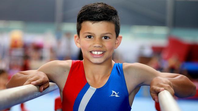 Young gymnast Cooper Du Sart has had an outstanding season.