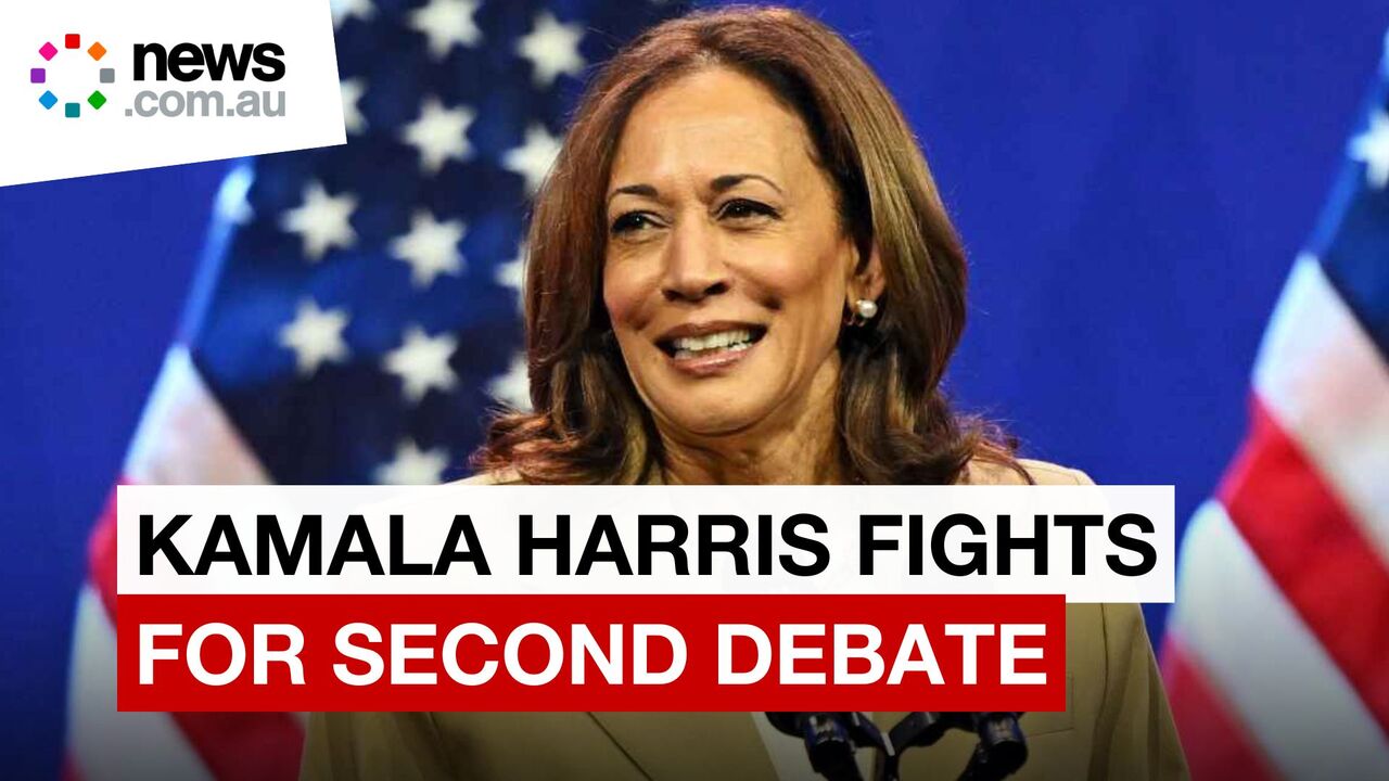 Harris says she is trying to get a second debate with Trump