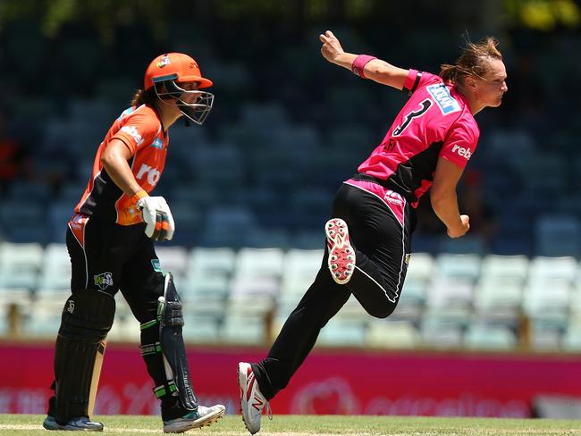 Sarah Aley impressed during WBBL02. Pic: Paul Kane/Getty Images
