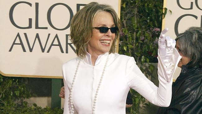 Diane Keaton styles herself on the cover of the Vanity Fair