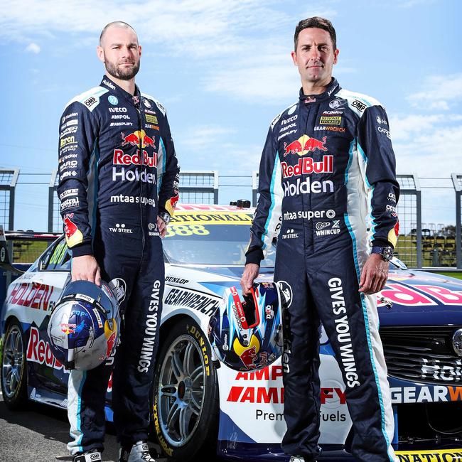 Triple Eight will retain the same driver line-up in 2021 with Shane Van Gisbergen and Jamie Whincup. Picture: Tim Hunter.